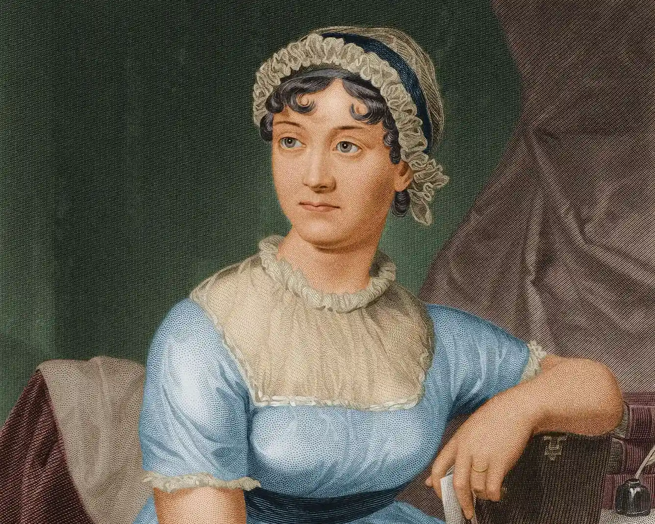 Painting portrait of Jane Austen.