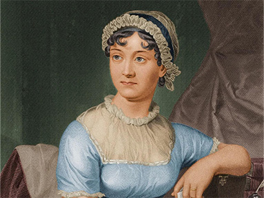 Illustration image of Jane Austen